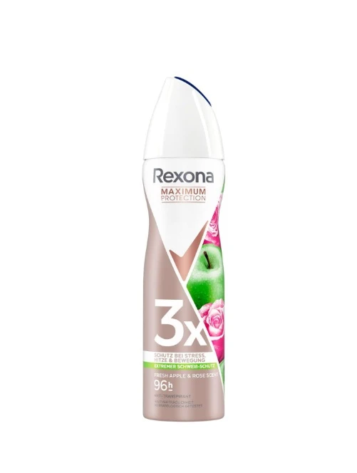 Antiperspirant Deo Maximum Protection 150 ml Fresh Apple & Rose Scent Rexona